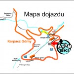 Mapa dojazdu wypożyczalnia Karpacz